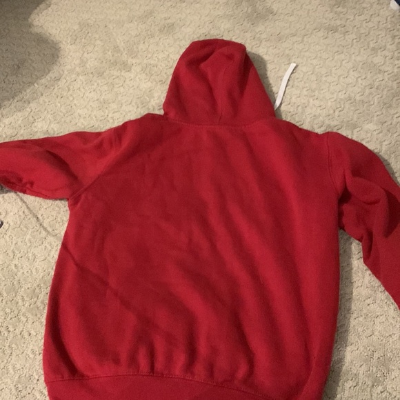 Red Alabama crimson tide hoodie with strings; size tag is on, no defects - Picture 3 of 4